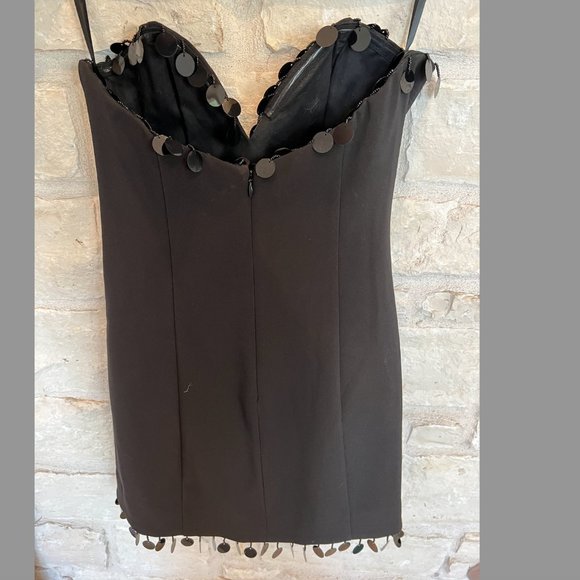 NBD Payton Black Mini Strapless Dress - Small S - Picture 3 of 6